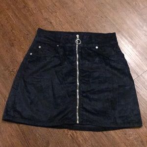 7 for all mankind Blue Suede Skirt